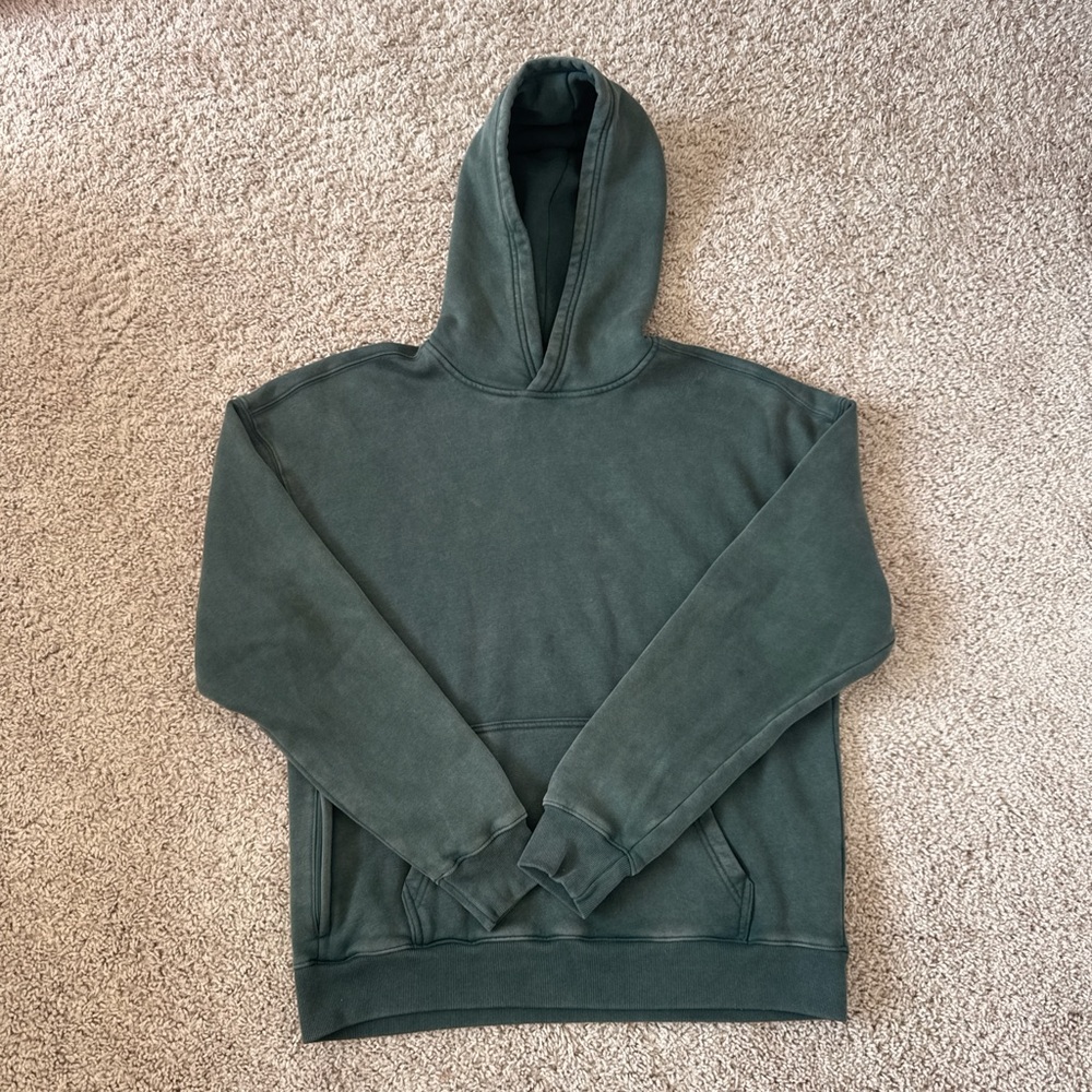Men's green Hollister hoodie
